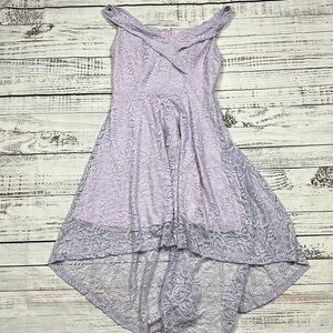HR Homrain lace off the shoulder high low dress size‎ large